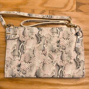 White House Black Market, Snake Print Crossbody/Wristlet Purse NWT